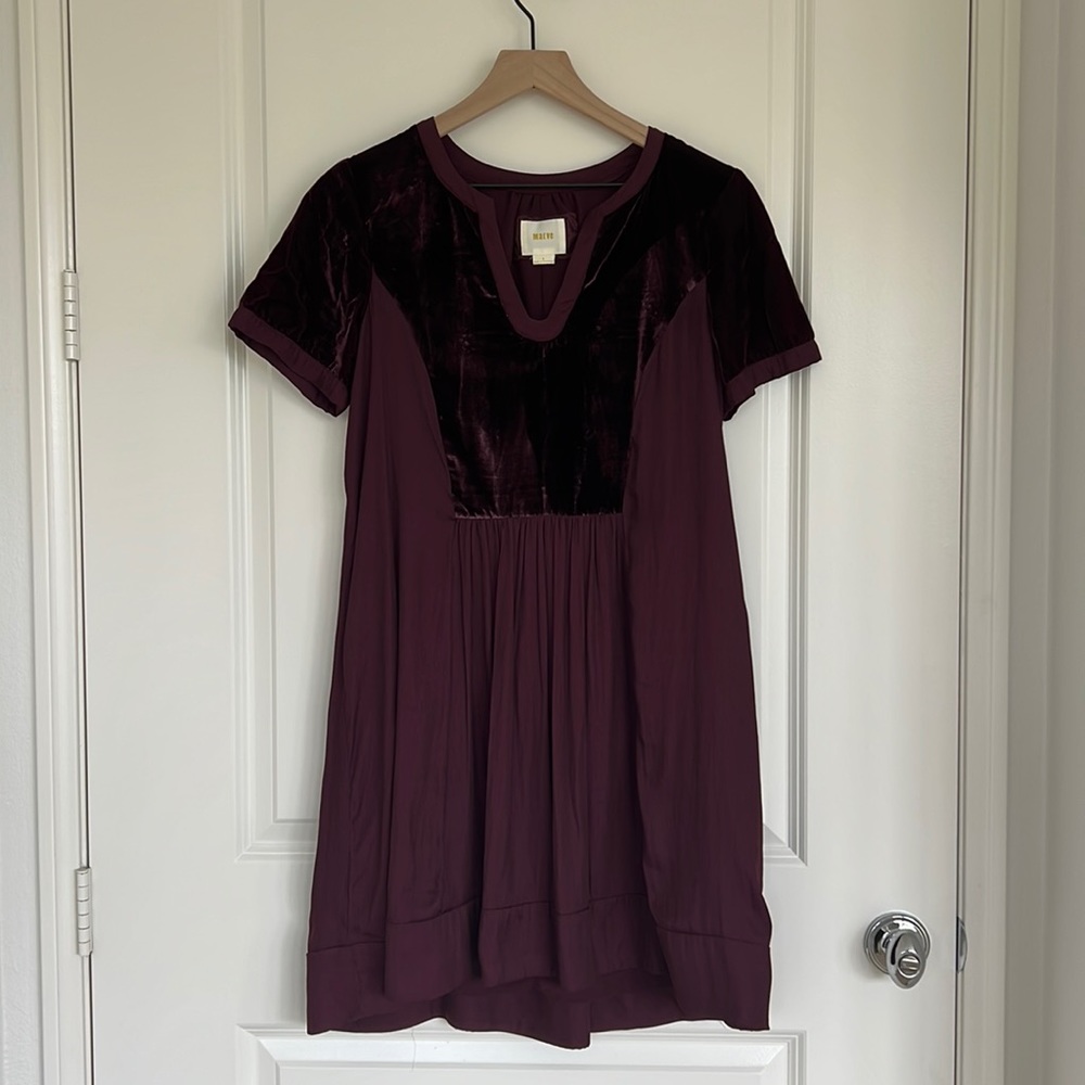 Velvet and viscose Maeve dress from Anthropologie